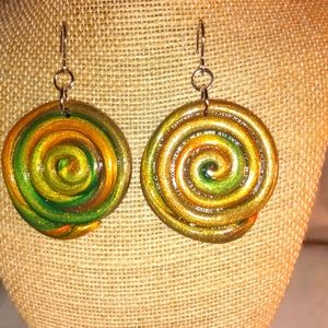 4/$15 clay earrings E132